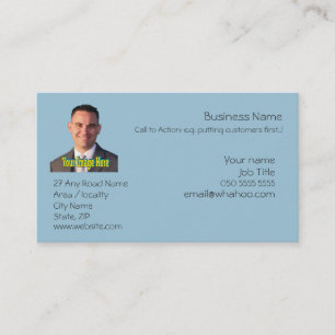 Business Monogram - allmänt Porträtt New Value Fab Visitkort
