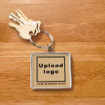Business Namn och Logotyp, Light Brown Square Prem Fyrkantig Silverfärgad Nyckelring<br><div class="desc">Nyckelkedja för färgad i silver som du kan anpassa för att lägga namn och logotyp på ditt företag. Du kan inkludera den i dina marknadsföringsprodukter, presentationer eller presentationer till dina kunder eller kunder för att marknadsföra ditt varumärke namn. Ett tillbehör som du kan inkludera i marknadsföring-material för att annonsera ditt...</div>