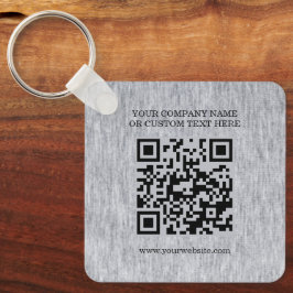 Business namn och Logotyp Nyckelring