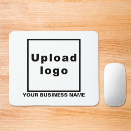 Business Namn och Logotyp på musknappen Musmatta