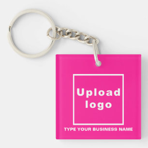 Business Namn och Logotyp Rosa Square Acrylic