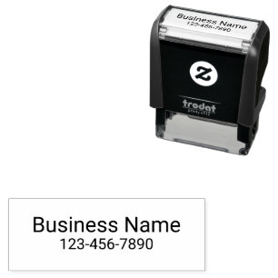 Business Namn och Mobilt nummer Självfärgande Stämpel