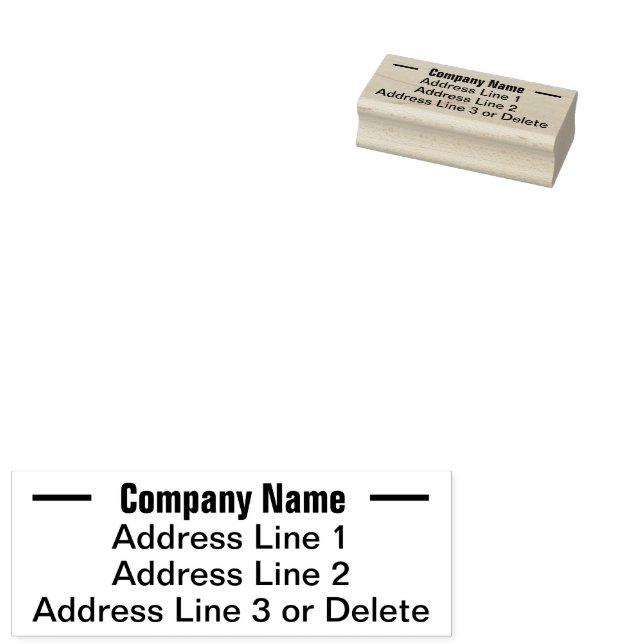 Business Namn Returadress Stämpel (Stämplad)