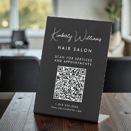 Business Namnteckning QR-kodsvart skript