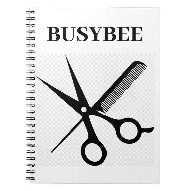 Business Note Bok - Busybedesign + Logotyp Anteckningsbok (Framsidan)