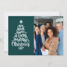 Business Önskar Er en God Jul Grön Foto
