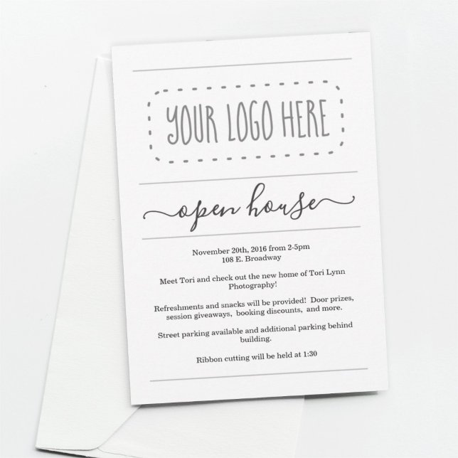 Business Open House-inbjudan | Enkelt Höger Inbjudningar (Skapare uppladdad)