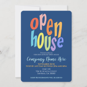 Business Open House Modern Inbjudningar
