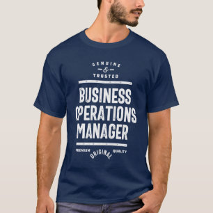Business Operations Manager Gift-namn för funktion T Shirt