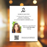 Business Phor-kod - skönhetspa makup-hår Flygblad<br><div class="desc">Anpassa och lägga till din logotyp,  namn,  adress,  din text,  ditt foto,  din egen QR-kod till din webbplats. Vit bakgrund,  svart text.</div>