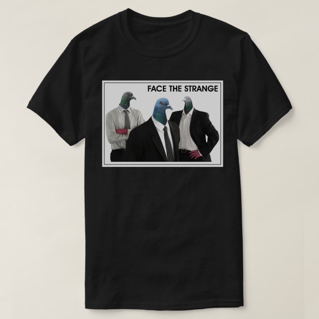 Business Pigeon Trio T Shirt (Design framsida)