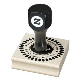 Business Professionell Logotyp Tack Rubber Frimärk Stämpel