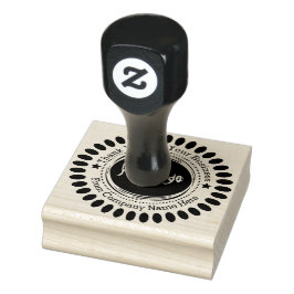 Business Professionell Logotyp Tack Rubber Frimärk Stämpel