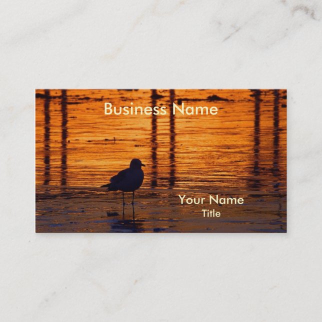 Business/Profile Card för Guld-fack Visitkort (Framsida)