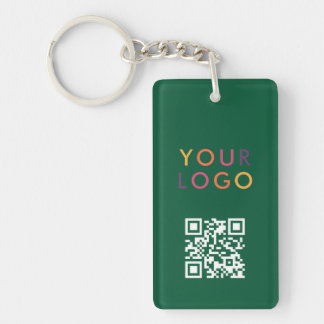 Business QR Code Logo Green