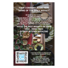 Business QR Code Mörk Photo Anpassningsbar Marknad