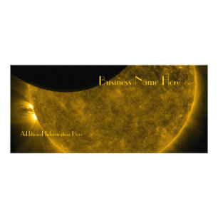 Business Rack Card för Sol & Måne 2012-kalender Reklamkort