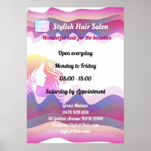 Business Rainbow Vinkarare Poster med Logotyp