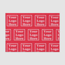 Business Red Din Logotyp här Mönster-mall