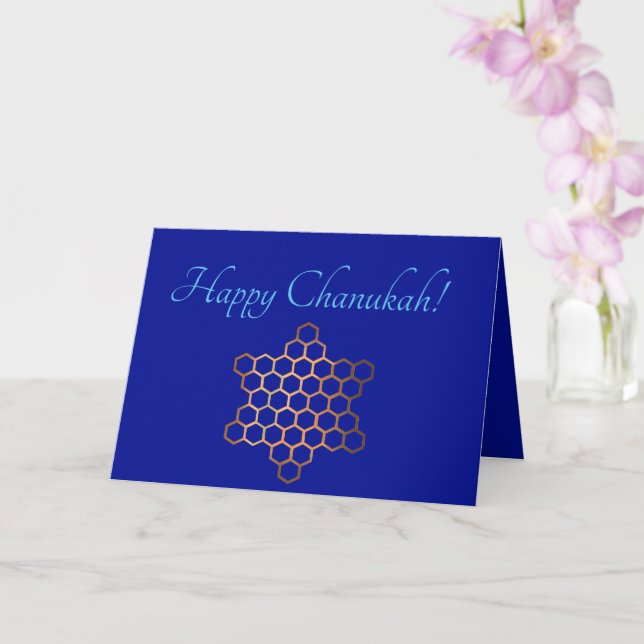 Business Redo Cutomizable Chanukah Card Kort (Orkide)