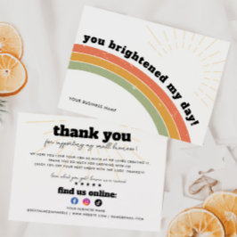 Business Retro 70-talets regnbåge Sol fick en kort