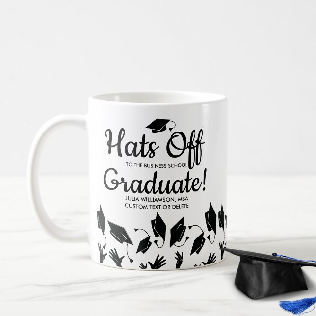 Business School MBA, BA, Gratulerara Studenten Gif Kaffemugg (Skapare uppladdad)