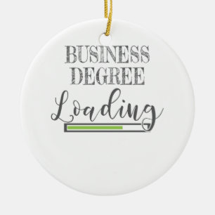Business School Student Gift-affärsexamen i Julgransprydnad Keramik