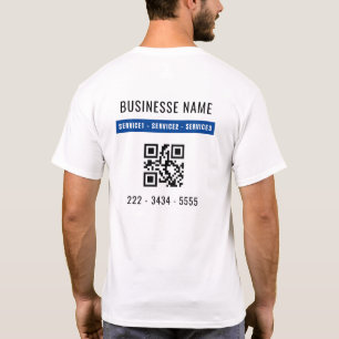 Business Service för QR-kodsökning och Anpassnings T Shirt