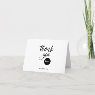 Business Tack Logotyp Company Branding Anteckningskort