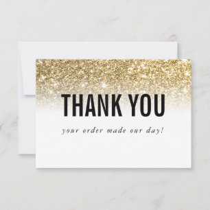 BUSINESS TACK logotyp modern order infoga guld Kort