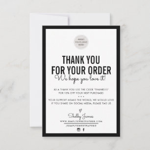 BUSINESS TACK modern order infoga vanlig svart Kort