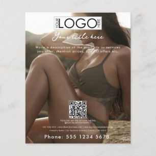 Business Tanning Salon Spray Tan Beauty Photo Flygblad