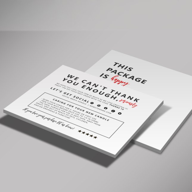 Business Thank You Card Tack Kort (Skapare uppladdad)