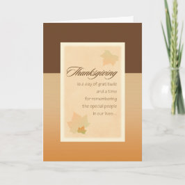 Business Thanksgiving Card Helgkort