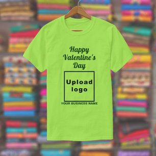 Business Valentine Hälsning på Lime Green T-Shirt