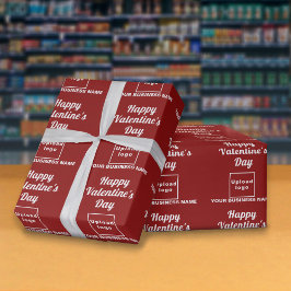 Business Valentine Red Wrapping Papper Presentpapper