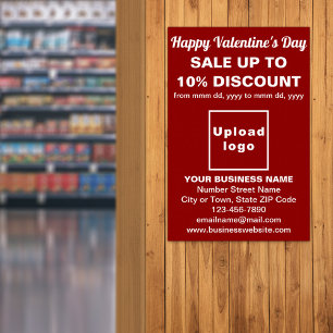 Business Valentine Sale på Red Poster