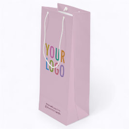 Business Vin Bag med Anpassningsbar Logotyp Mauve 