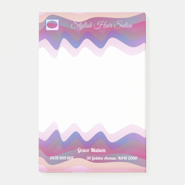 Business Weekly Möte Rainbow Post-it Notes (Framsida)