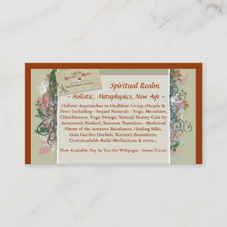 BusinessCard andlig sfär, Holistic ~, Meta… Visitkort