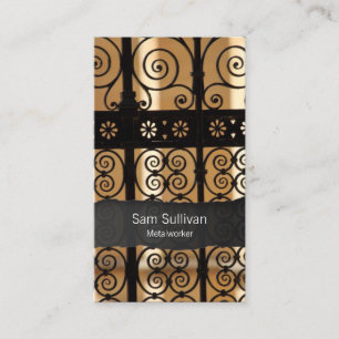 BusinessCard för Metalworking Wroking Järn Grind M Visitkort