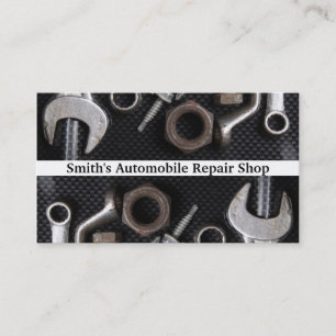 BusinessCard: Mechanics Bench Verktyg Visitkort