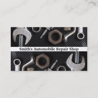 BusinessCard: Mechanics Bench Verktyg Visitkort