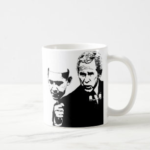 busken med obama maskerar kaffemugg