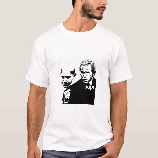 busken obama maskerar litet tee shirt (Framsida)
