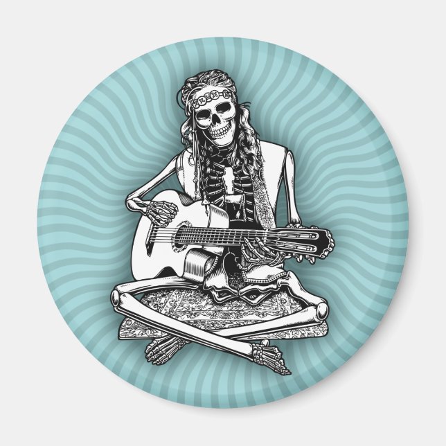 Busker Bones II Magnet (Framsidan)
