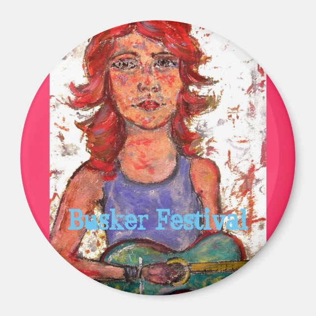 Busker Festival Magnet (Framsidan)