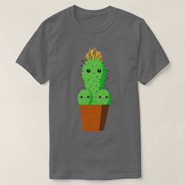 Buskig kaktus för skämt och möhippa t shirt (Design framsida)