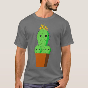 Buskig kaktus för skämt och möhippa t shirt