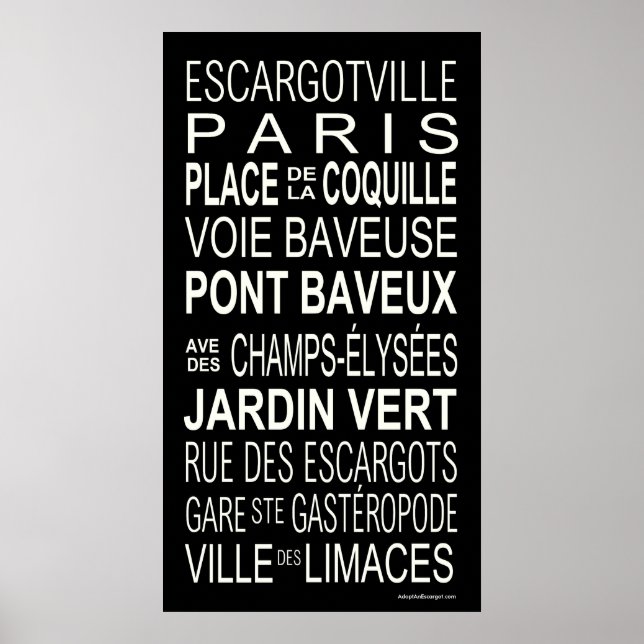 Busroll.Escargot.deux Poster (Framsidan)